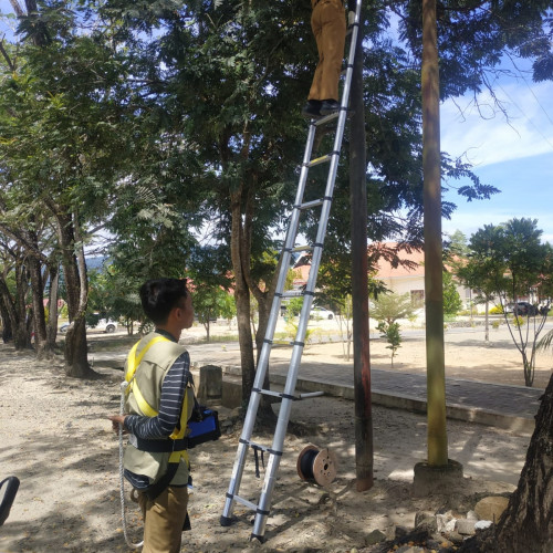 Gambar Penyambungan FO ke Ruang Rapat BAPELITBANG