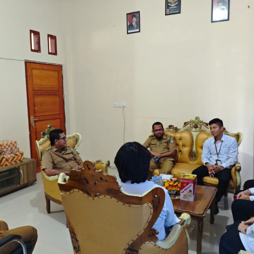 Gambar Kunjungan Kerja Kepala BPS Kab. Bolmut Ke Dinas Kominfo Dan Persandian